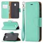 For Nokia C1 Plus Litchi Texture Pure Color Horizontal Flip Leather Case with Holder & Card Slots & Wallet & Lanyard(Green) - 1