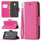 For Nokia C1 Plus Litchi Texture Pure Color Horizontal Flip Leather Case with Holder & Card Slots & Wallet & Lanyard(Rose Red) - 1