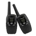 1 Pair RETEVIS RT628 0.5W US Frequency 462.550-467.7125MHz 22CHS Handheld Children Walkie Talkie(Black) - 1