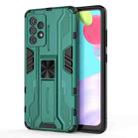 For Samsung Galaxy A52 5G / 4G Supersonic PC + TPU Shock-proof Protective Case with Holder(Green) - 1