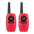 1 Pair RETEVIS RT628B 0.5W EU Frequency 446MHz 3CHS Simple Handheld Children Walkie Talkie(Red) - 1