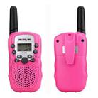 1 Pair RETEVIS RT388 0.5W US Frequency 462.5625-467.7250MHz 22CHS Handheld Children Walkie Talkie(Pink) - 1