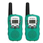 1 Pair RETEVIS RT388 0.5W EU Frequency 446MHz 8CHS Handheld Children Walkie Talkie(Green) - 1