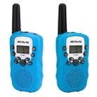 1 Pair RETEVIS RT388 0.5W EU Frequency 446MHz 8CHS Handheld Children Walkie Talkie(Blue) - 1