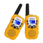 1 Pair RETEVIS RT388 0.5W EU Frequency 446MHz 8CHS Handheld Children Walkie Talkie(Yellow) - 1