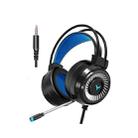 2 PCS G58 Head-Mounted Gaming Wired Headset with Microphone, Cable Length: about 2m, Color:Black Single Plug Version - 1