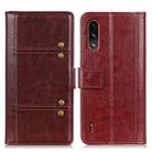 For Motorola Moto E7 Power Peas Crazy Horse Texture Horizontal Flip Leather Case with Holder & Card Slots & Wallet(Brown) - 1