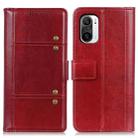 For Motorola Edge S 5G Peas Crazy Horse Texture Horizontal Flip Leather Case with Holder & Card Slots & Wallet(Red) - 1