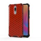 For Xiaomi Redmi 8A Shockproof Honeycomb PC + TPU Case(Red) - 1