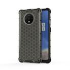 For OnePlus 7T Shockproof Honeycomb PC + TPU Case(Black) - 1