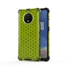 For OnePlus 7T Shockproof Honeycomb PC + TPU Case(Green) - 1