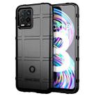 For OPPO Realme 8 Full Coverage Shockproof TPU Case(Black) - 1