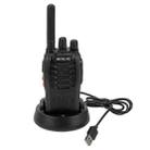 RETEVIS H777 400-470MHz 16CH Handheld Two Way Radio Walkie Talkie with USB Base + Adapter, US Plug - 1