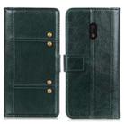 For Nokia C1 Plus Peas Crazy Horse Texture Horizontal Flip Leather Case with Holder & Card Slots & Wallet(Green) - 1