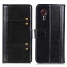 For Samsung Galaxy Xcover 5 Peas Crazy Horse Texture Horizontal Flip Leather Case with Holder & Card Slots & Wallet(Black) - 1