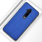 For OnePlus 7T Pro Shockproof Cloth Texture PC+ TPU Protective Case(Dark Blue) - 1