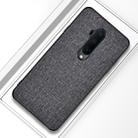 For OnePlus 7T Pro Shockproof Cloth Texture PC+ TPU Protective Case(Grey) - 1