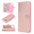 For Xiaomi Mi 11 Glitter Powder Horizontal Flip Leather Case with Card Slots & Holder & Photo Frame & Wallet(Rose Gold) - 1