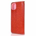 For Xiaomi Mi 11 Glitter Powder Horizontal Flip Leather Case with Card Slots & Holder & Photo Frame & Wallet(Red) - 3