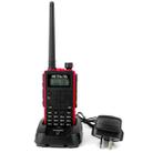 RETEVIS RT5 136-174MHz + 400-520MHz 128CH Handheld Two-segment Walkie Talkie, AU Plug(Red) - 1