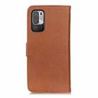 For Xiaomi Poco M3 Pro 4G / Poco M3 Pro 5G / Redmi Note 10 5G KHAZNEH Cowhide Texture Horizontal Flip Leather Case with Holder & Card Slots & Wallet(Brown) - 3