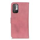 For Xiaomi Poco M3 Pro 4G / Poco M3 Pro 5G / Redmi Note 10 5G KHAZNEH Cowhide Texture Horizontal Flip Leather Case with Holder & Card Slots & Wallet(Pink) - 3