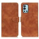 For OnePlus 9R KHAZNEH Retro Texture PU + TPU Horizontal Flip Leather Case with Holder & Card Slots & Wallet(Brown) - 1