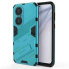 For Huawei P50 Punk Armor 2 in 1 PC + TPU Shockproof Case with Invisible Holder(Blue) - 1