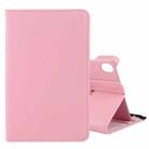 For Lenovo Tab M8 360 Degree Rotation Litchi Texture Horizontal Flip Leather Case with Holder(Pink) - 1