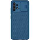 For Samsung Galaxy A32 4G NILLKIN Black Mirror Series Camshield Full Coverage Dust-proof Scratch Resistant PC Case(Blue) - 1