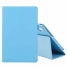 For Lenovo Tab M10 HD Litchi Texture Solid Color Horizontal Flip Leather Case with Holder & Pen Slot(Sky Blue) - 1