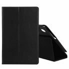 For Lenovo Tab M10 HD Litchi Texture Solid Color Horizontal Flip Leather Case with Holder & Pen Slot(Black) - 1