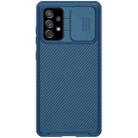 For Samsung Galaxy A72 5G / 4G NILLKIN Black Mirror Pro Series Camshield Full Coverage Dust-proof Scratch Resistant PC Case(Blue) - 1