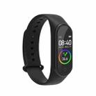 M4S 0.96 inch TFT Color Screen IP67 Waterproof Smart Wristband,Support Body Temperature Monitoring / Heart Rate Monitoring / Blood Pressure Monitoring(Black) - 1