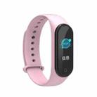 M4S 0.96 inch TFT Color Screen IP67 Waterproof Smart Wristband,Support Body Temperature Monitoring / Heart Rate Monitoring / Blood Pressure Monitoring(Pink) - 1