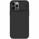 For iPhone 12 Pro Max NILLKIN CamShield Liquid Silicone + PC Full Coverage Case(Black) - 1