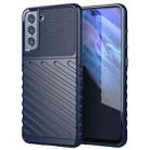 For Samsung Galaxy S21 FE Thunderbolt Shockproof TPU Protective Soft Case(Blue) - 1