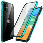 For iPhone 11 PC Magneto Shell Series All-Inclusive Anti-Fall Waterproof Protection Case(Cyan) - 1