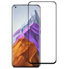 For Xiaomi Mi 11 Pro Edge Glue 9H HD 3D Curved Edge Tempered Glass Film(Black) - 1