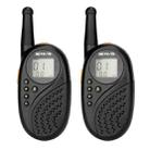 1 Pair RETEVIS RT35 0.5W EU Frequency 446MHz 8CH Handheld Children Walkie Talkie(Black) - 1