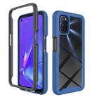 For OPPO A52 / A72 / A92 Starry Sky Solid Color Series Shockproof PC + TPU Protective Case(Blue) - 1