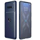 For Xiaomi Black Shark 4 Carbon Fiber Texture Shockproof TPU Case(Blue) - 1