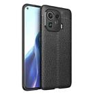 For Xiaomi Mi 11 Pro Litchi Texture TPU Shockproof Case(Black) - 1