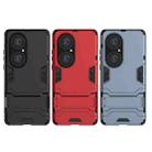 For Huawei P50 Pro PC + TPU Shockproof Protective Case with Holder(Black) - 7