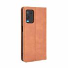 For OPPO A54 4G Magnetic Buckle Retro Crazy Horse Texture Horizontal Flip Leather Case with Holder & Card Slots & Photo Frame(Brown) - 3