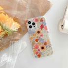 For iPhone 12 / 12 Pro Shell Pattern Protective Case(Sun Flower) - 1