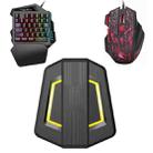 HXSJ P6+V100+H300 Keyboard Mouse Converter + One-handed Keyboard + Gaming Mouse Set - 1