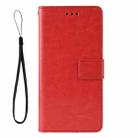 For OPPO A94 4G / F19 Pro / Reno5 F Retro Crazy Horse Texture Horizontal Flip Leather Case with Holder & Card Slots & Lanyard(Red) - 2