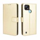 For OPPO Realme C21 Retro Crazy Horse Texture Horizontal Flip Leather Case with Holder & Card Slots & Lanyard(Gold) - 1