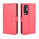 For OPPO Reno5 Pro+ / Find X3 Neo Retro Crazy Horse Texture Horizontal Flip Leather Case with Holder & Card Slots & Lanyard(Red) - 1